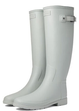 Hunter Women’s Original Refined Tall Rain Boots Ice Grey Size 9